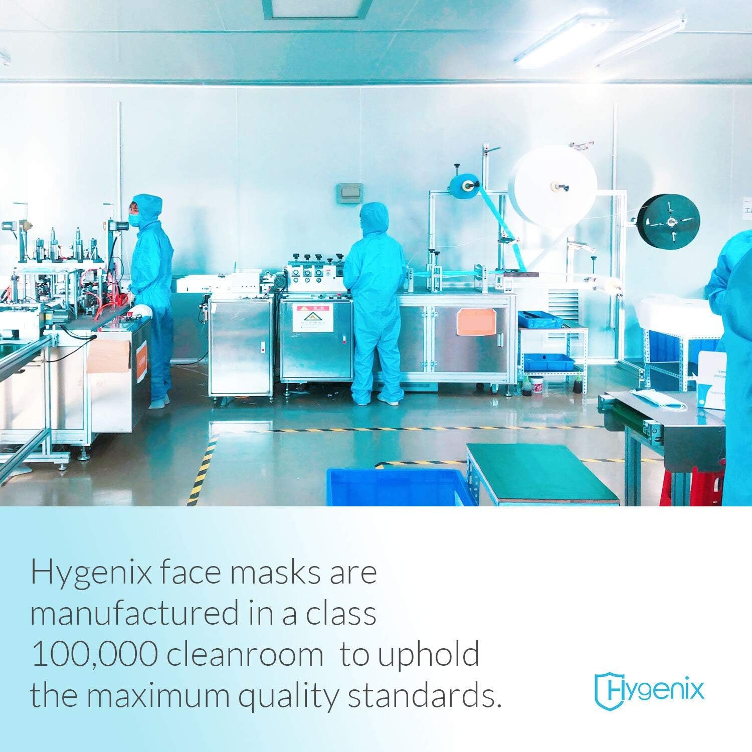 Hygenix Level 3 Procedure 3Ply Disposable Face Masks - Image 2