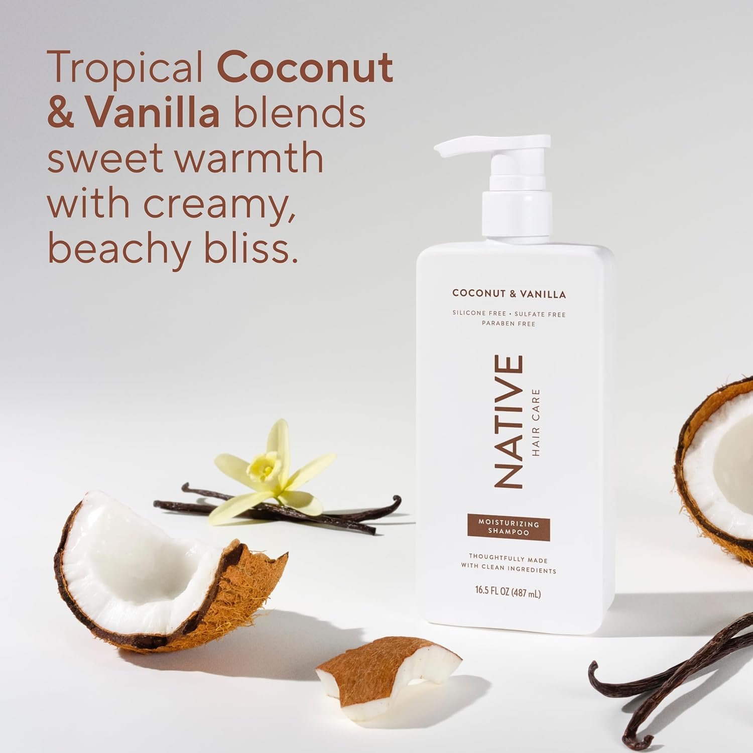 Native Coconut & Vanilla Shampoo and Conditioner Contain Naturally Derived Ingredients - Image 2