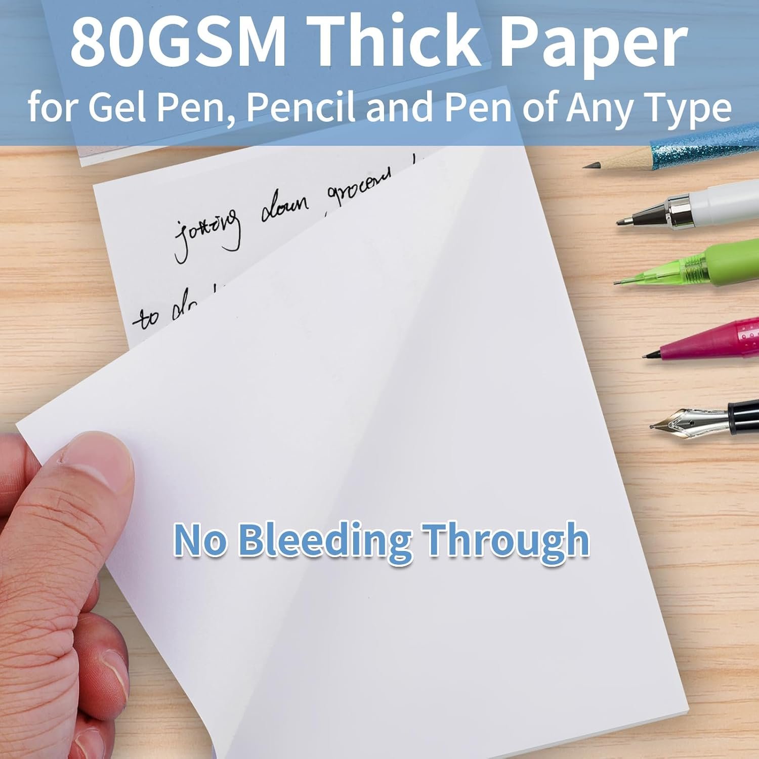 Note Pads 4x6 Inch, 6 Pack Blank Scratch Pads - Image 3