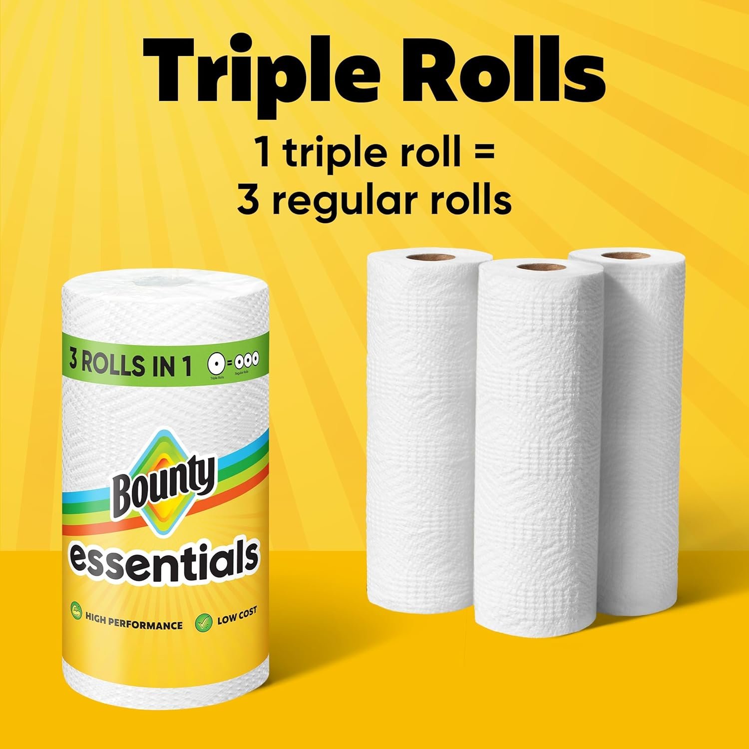 Bounty Essentials Select-A-Size Paper Towels - Image 3