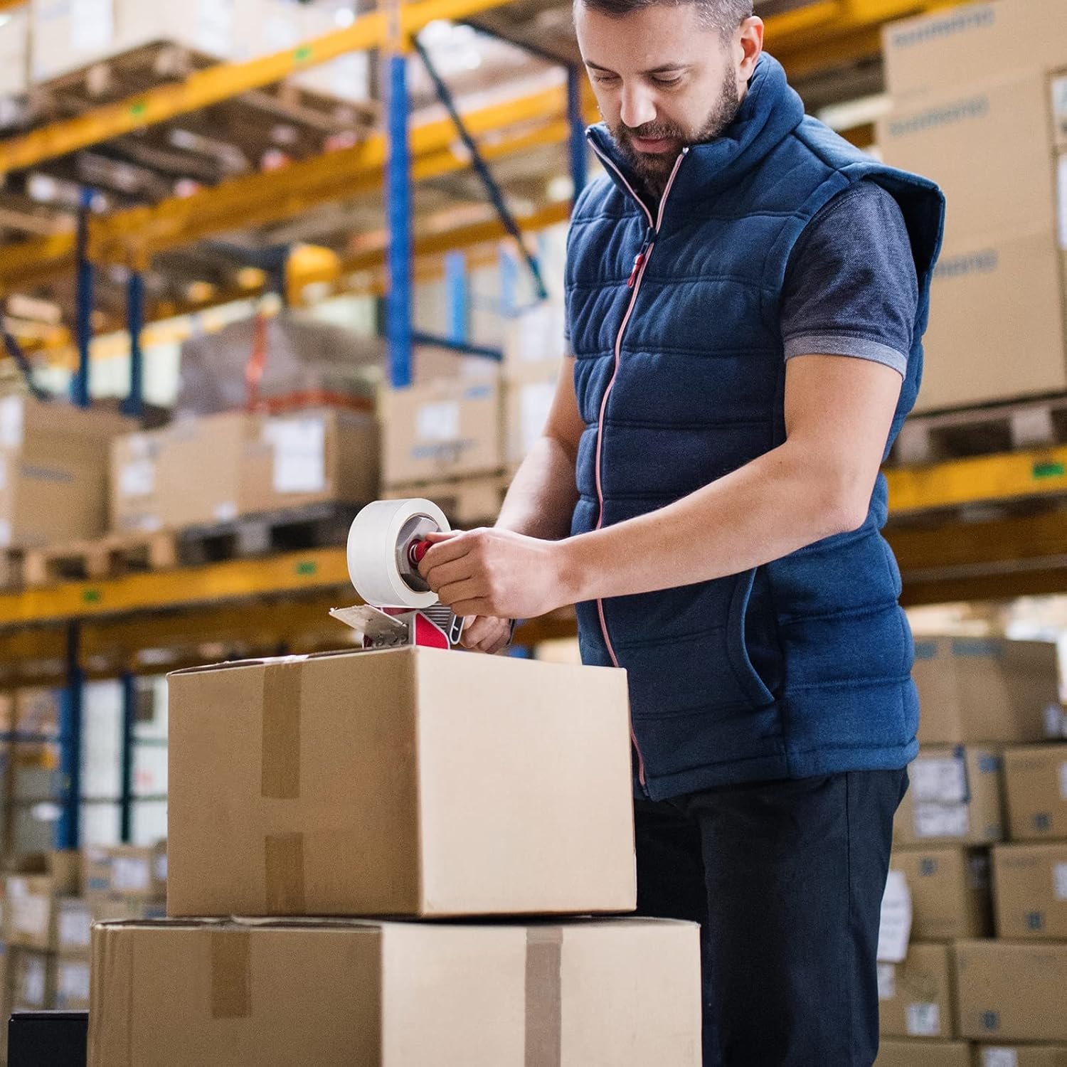 JARLINK Clear Packing Tape (12 Rolls) - Image 2