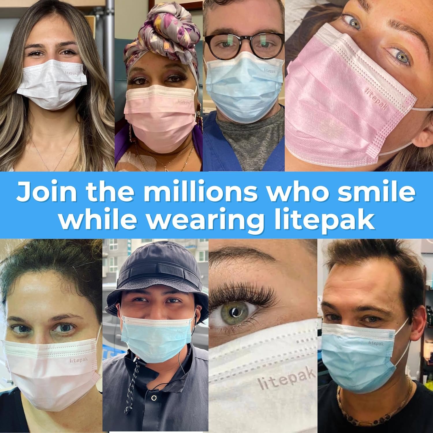 Litepak 125-Pack Disposable Face Mask - Image 3