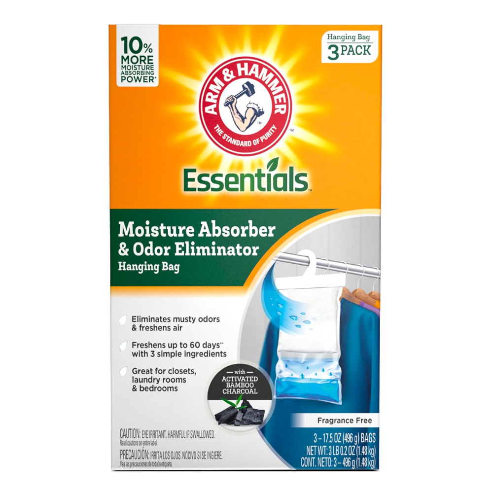 Arm & Hammer Essentials Hanging Moisture Absorber