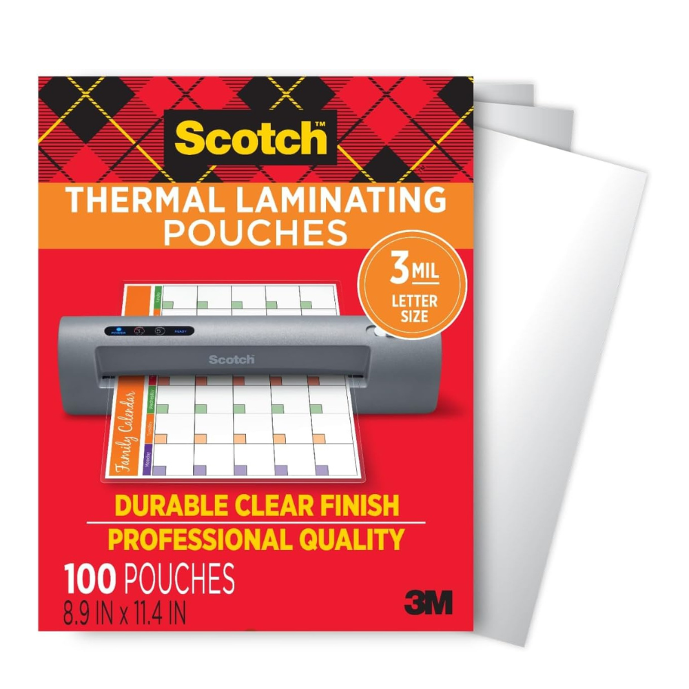Scotch Thermal Laminating Pouches