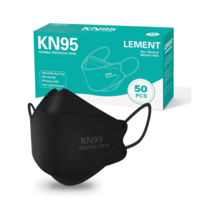 LEMENT KN95 Face Masks,50 Pack Breathable Cup Dust Disposable Masks For Adult