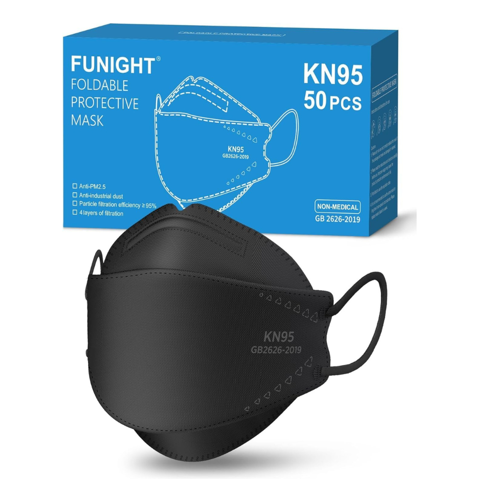 Funight KN95 Face Masks 50 Pack for Adults