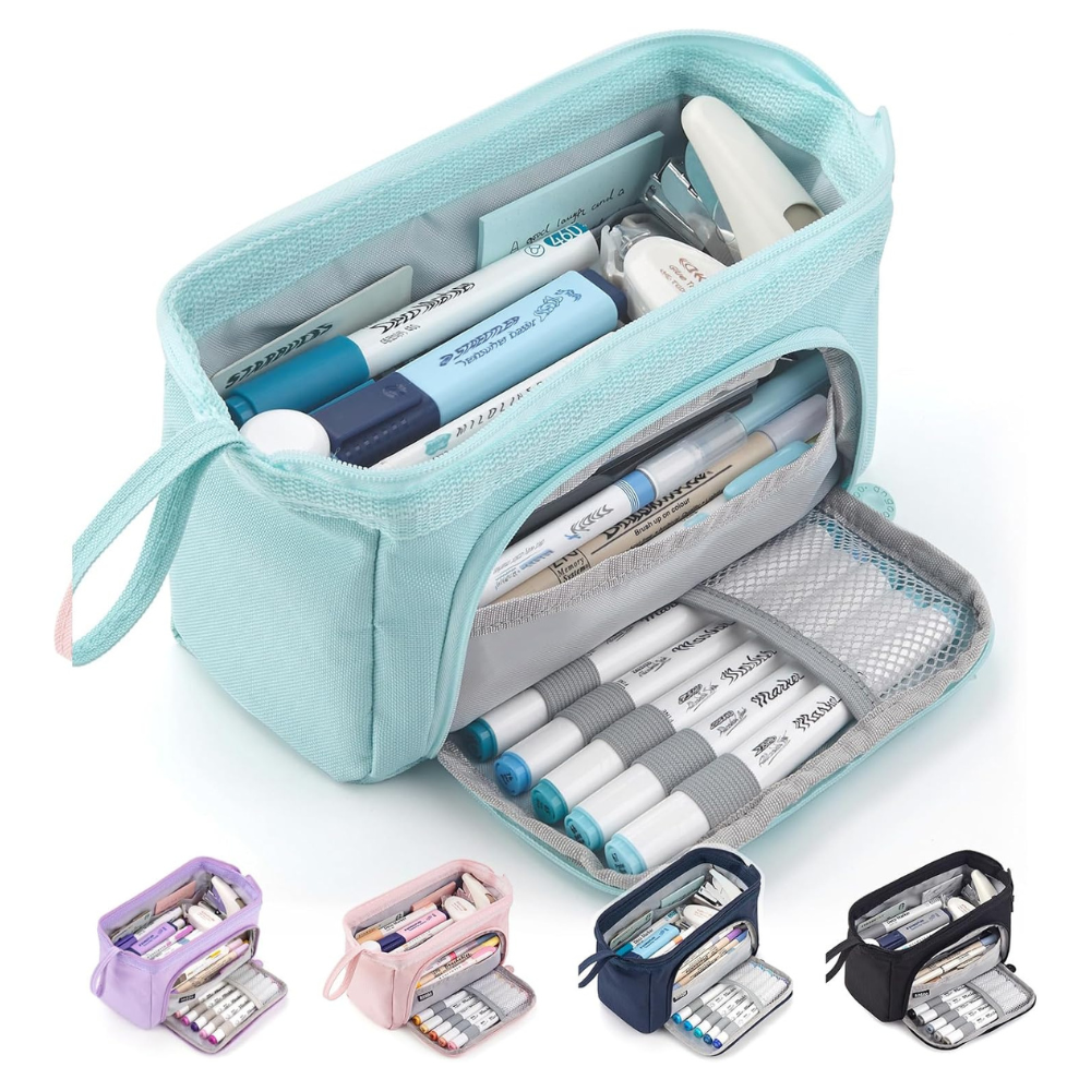 HVOMO Pencil Case Large Capacity Pencil Pouch Handheld