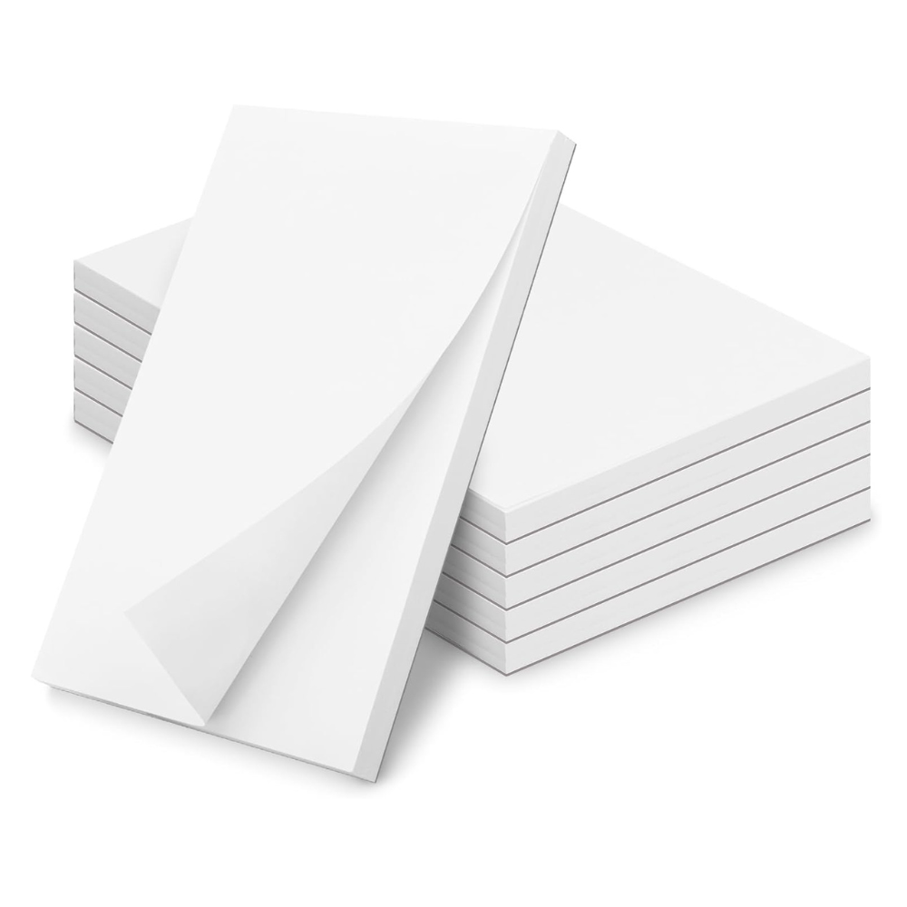 Note Pads 4x6 Inch, 6 Pack Blank Scratch Pads