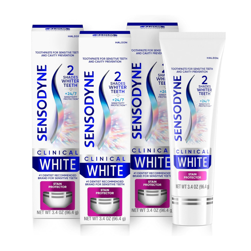 Sensodyne Clinical White Toothpaste Clinically Proven Whitening for Sensitive Teeth