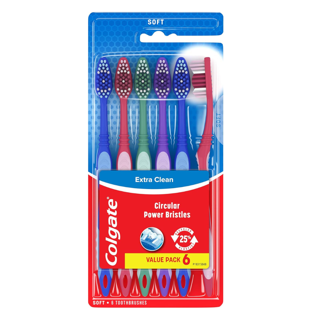 Colgate Extra Clean Toothbrush, Soft Toothbrush