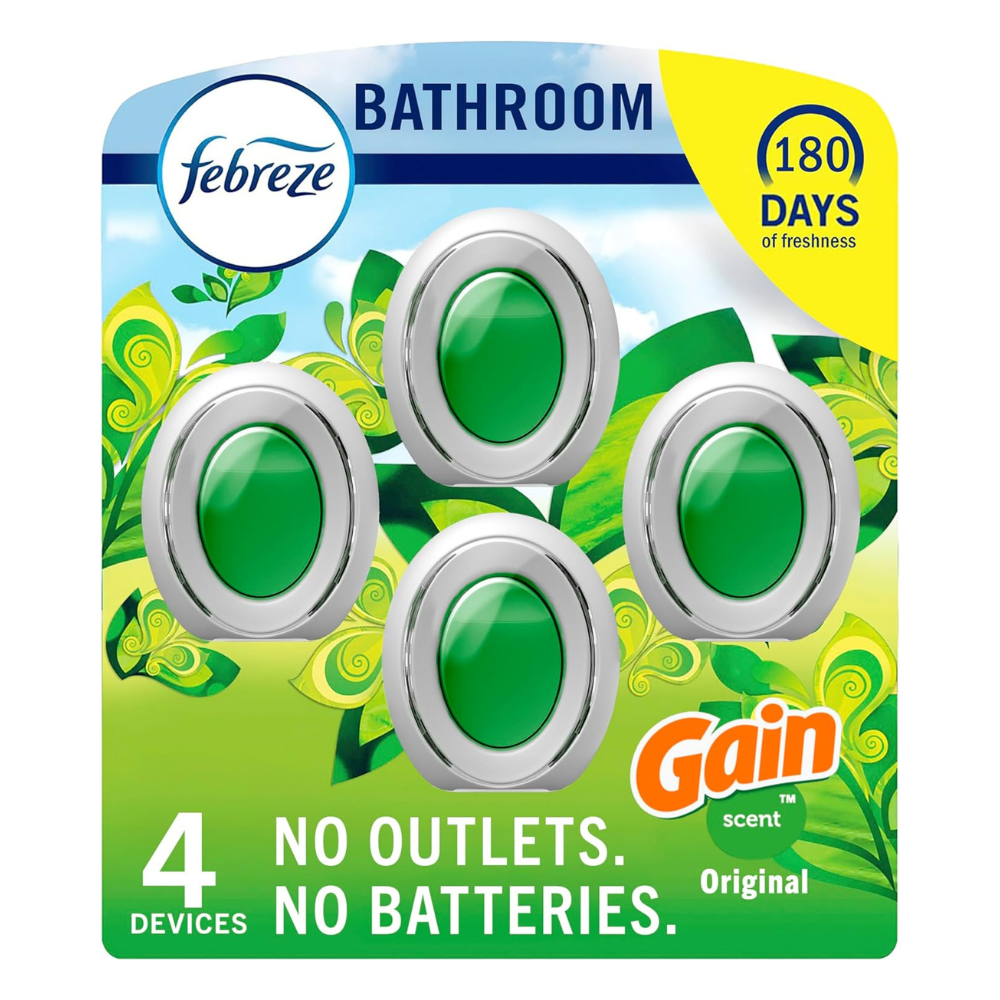 Febreze Bathroom Air Freshener, Odor-Fighting