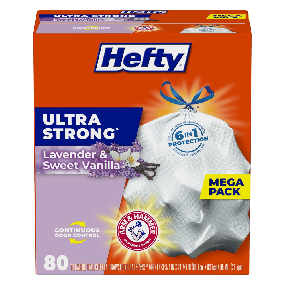 Hefty Ultra Strong Tall Kitchen Trash Bags
