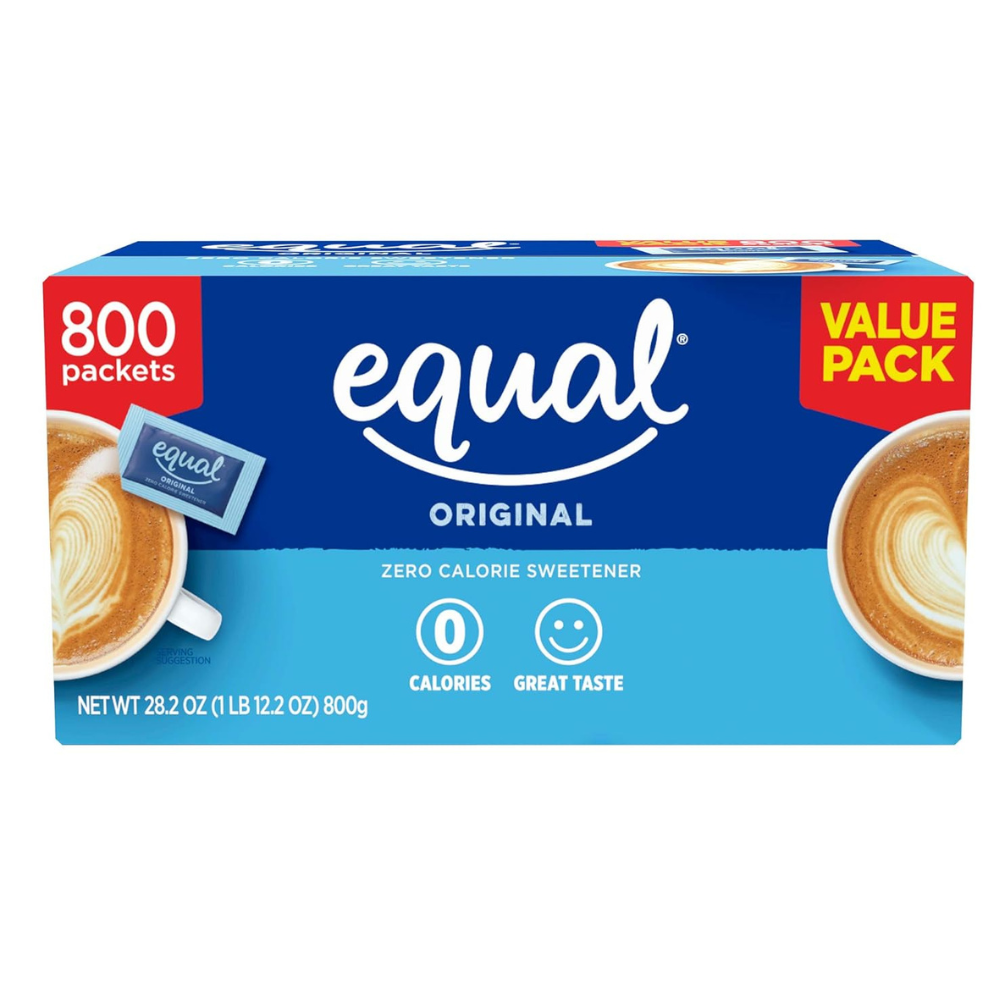 EQUAL 0 Calorie Sweetener, Aspartame and Acesulfame-K Sweetener Packets