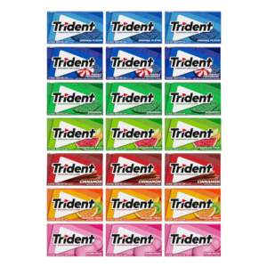 Trident Sugar-Free Chewing Gum Variety Pack Candy