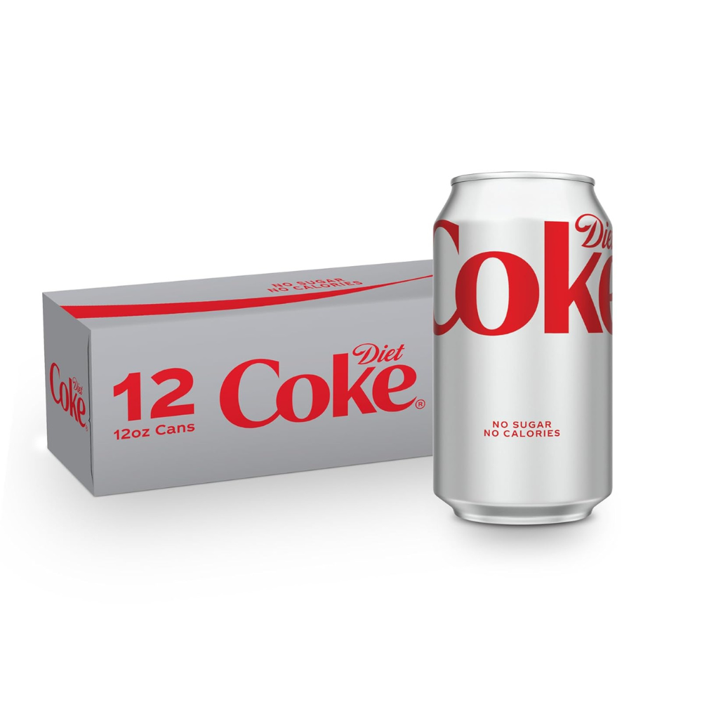Diet Coke Soda Soft Drinks, 12 fl oz Fridge Pack Cans