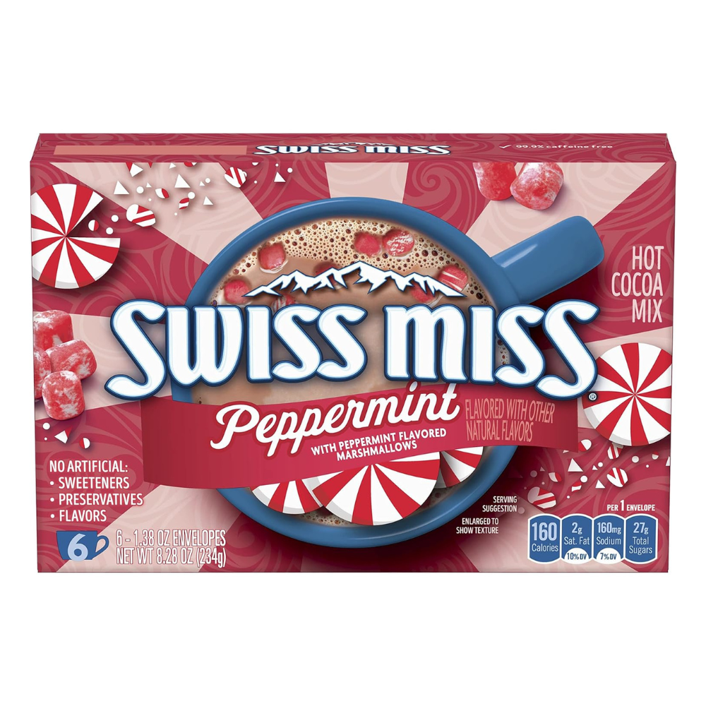 Swiss Miss Peppermint Flavored Hot Cocoa Mix