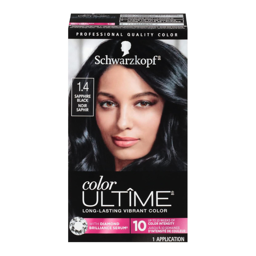 Schwarzkopf Color Ultime 1.4 Sapphire Black Hair Dye