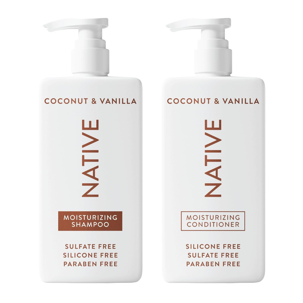 Native Coconut & Vanilla Shampoo and Conditioner Contain Naturally Derived Ingredients