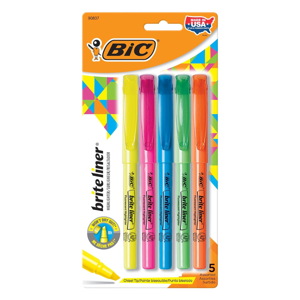BIC Brite Liner Highlighters