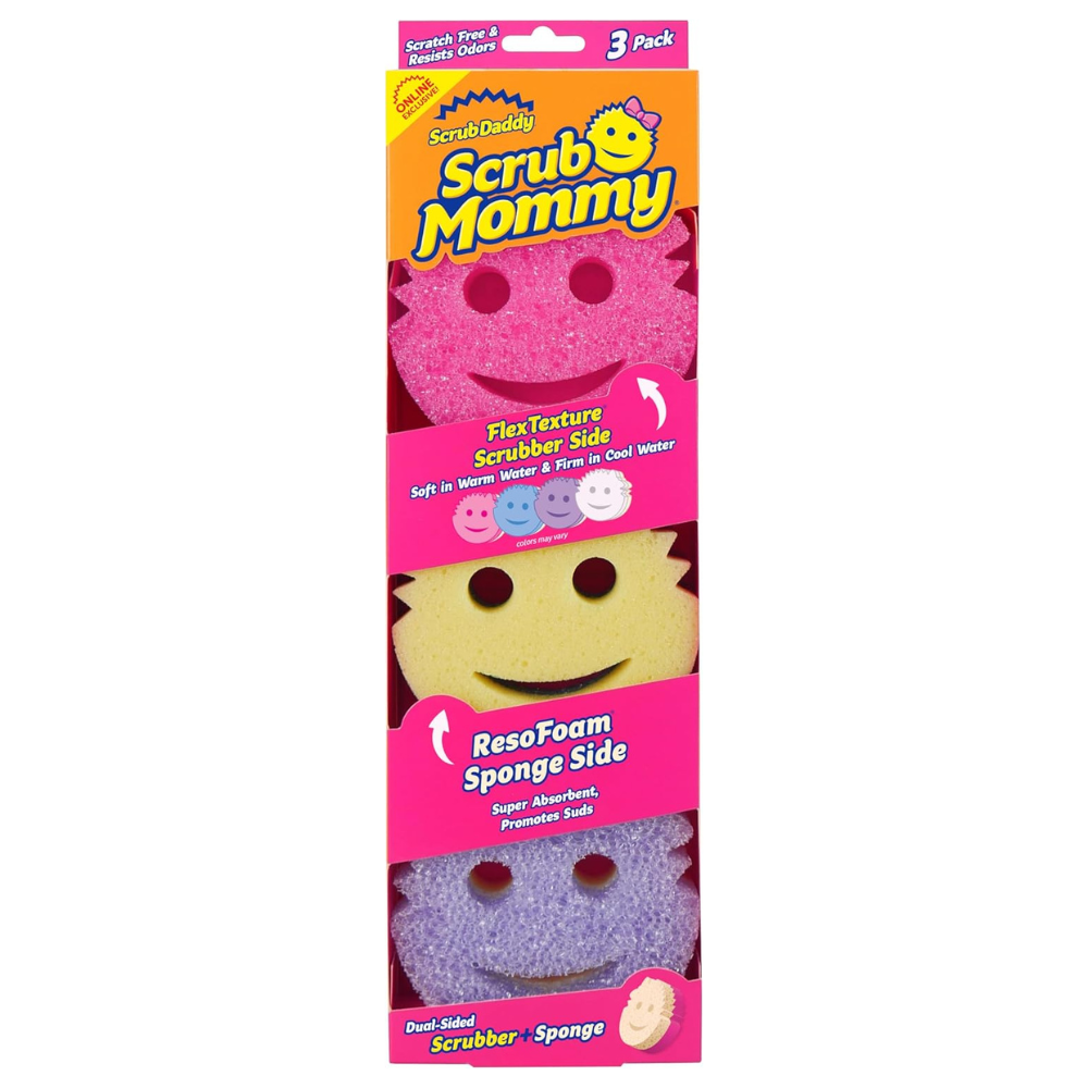 Scrub Daddy Scrub Mommy Sponges - Dish Scrubber