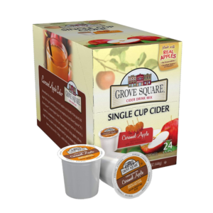 Grove Square Cider Single Serve Cups, Caramel Apple
