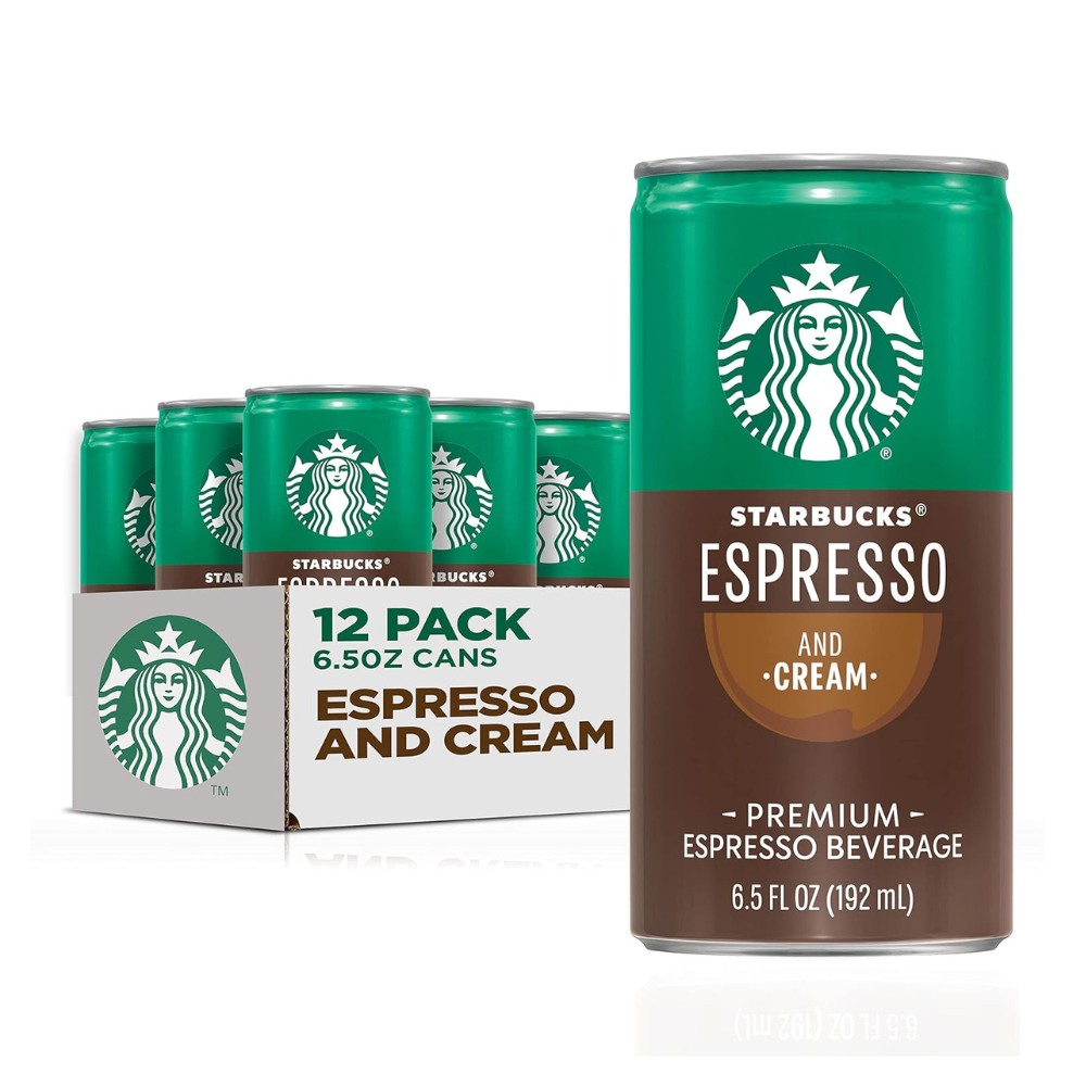 Starbucks - RTD Coffee Espresso And Cream, 6.5oz Cans