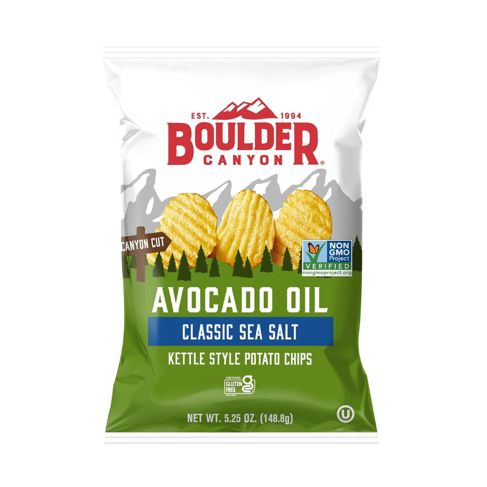 Boulder Canyon, Chips Potato Avocado Oil Sea, 5.25 Ounce