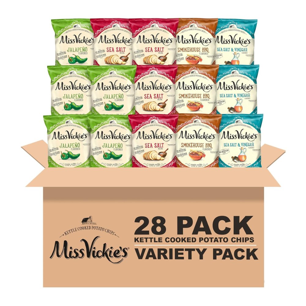 Miss Vickie's Kettle Cooked Potato Chips, Variety Pack
