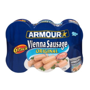 Armour Star Vienna Sausage, Original Flavor, Canned Sausage, 4.6 oz (Pack of 6)