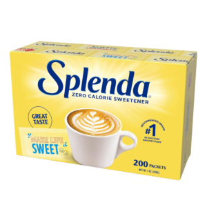 SPLENDA Zero Calorie Sweetener, 200 Count Packets