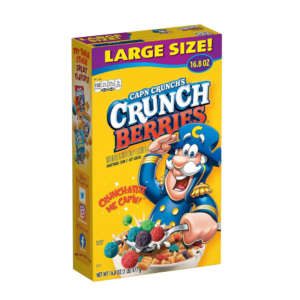 Cap'n Crunch Cereal, Crunch Berries, 16.8oz Box