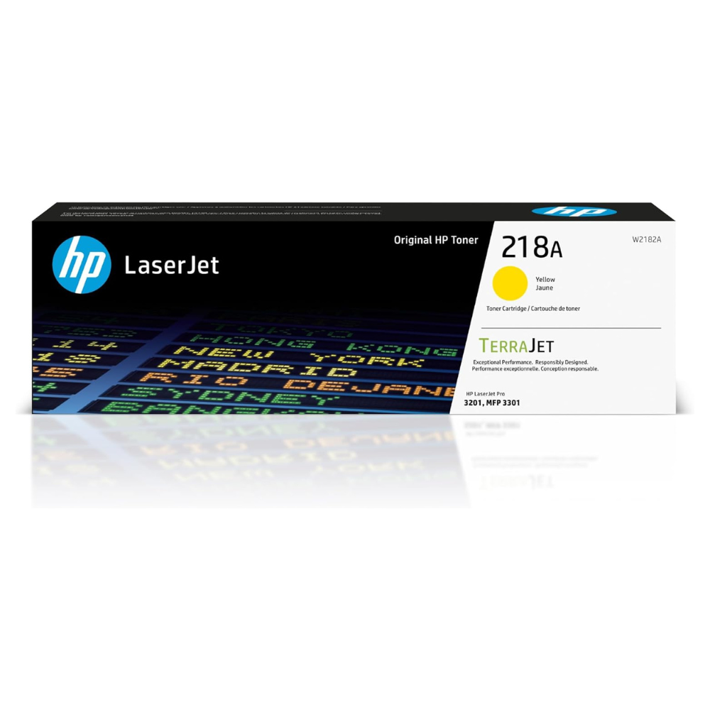 HP 218A Yellow Toner Cartridge | Works with Color LaserJet Pro 3201