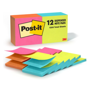 Post-it Pop-up Notes 3x3 in, 12 Pads