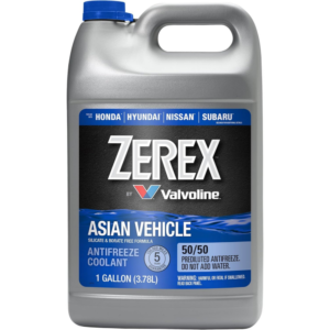 Zerex Asian Vehicle Blue Silicate and Borate Free 50/50 Prediluted Ready-to-Use Antifreeze/Coolant 1 GA
