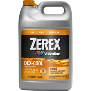 Zerex Dex-Cool 50/50 Ready-to-Use Antifreeze Coolant 1 Gallon
