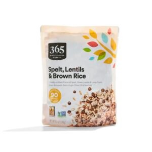 365 by Whole Foods Market, Spelt Green Lentils & Brown Rice, 8.8 oz