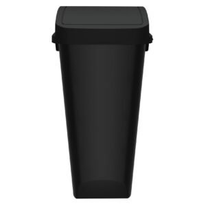 Glad 12 Gallon Trash Can with Clorox Odor Protection, Black
