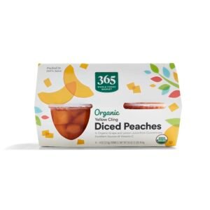 365 by Whole Foods Market, Organic Diced Peaches, 16 oz