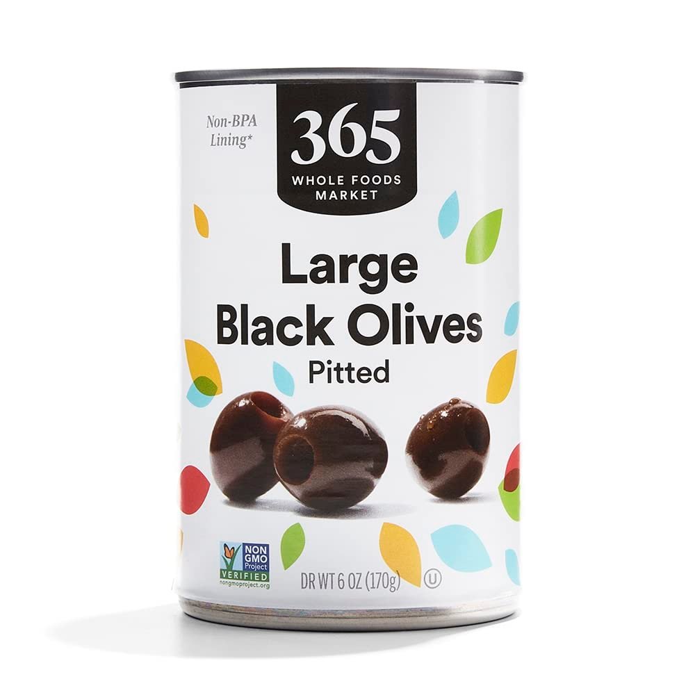 Ripe Large Pitted Olives, 6 oz