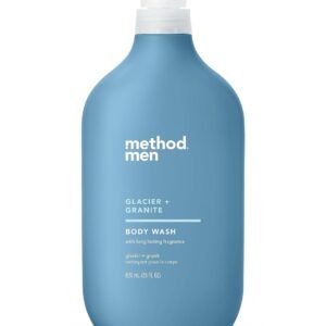 Method Men Body Wash, Glacier and Granite, Paraben and Phthalate Free, Quick-Lathering Cleansers, Cruelty Free, 28 oz