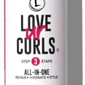 Love Ur Curls LUS Brands All-in-One Styler for Natural Wavy Textured Hair 8.5 oz - Repair, Hydrate, Style in One Easy Step - No Crunch Non-Sticky Hair Care with Shea Butter and Moringa | Natural Wavy Textured Hair