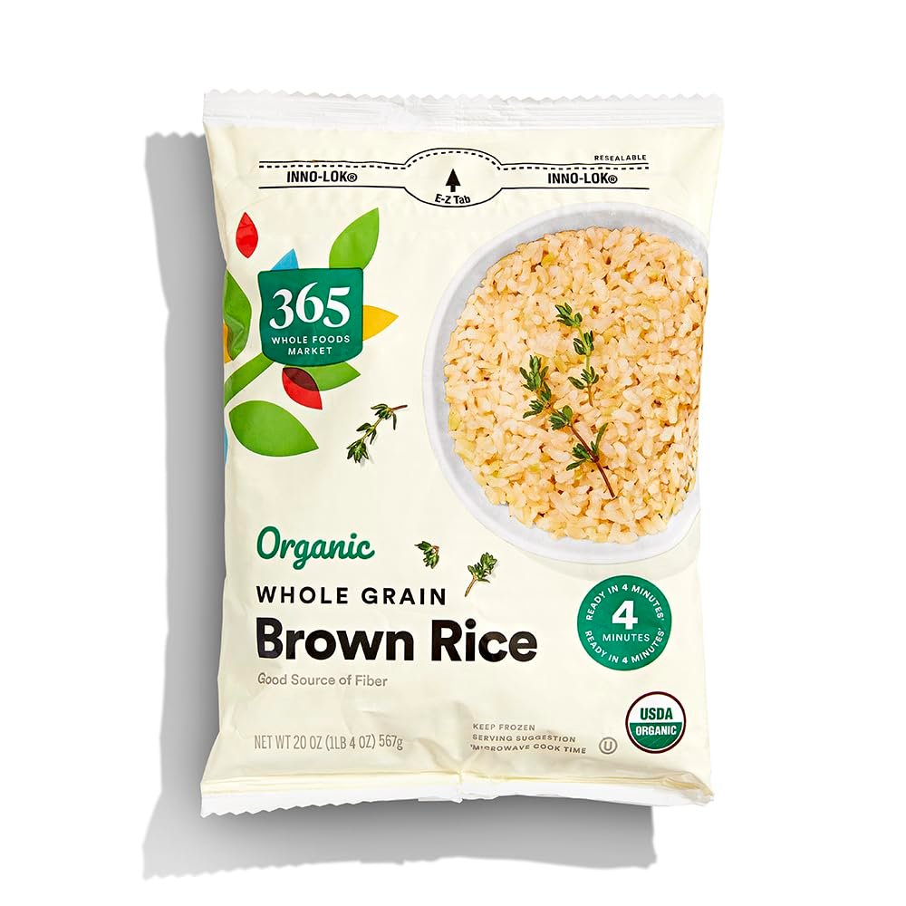 365 by Whole Foods Market, Organic Brown Rice Whole Grain, Frozen, 20 oz