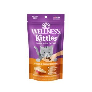Wellness Kittles Crunchy Cat Treats, All Lifestages, Kitten to Senior - 2 oz