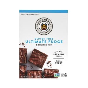 King Arthur Gluten-Free Fudge Brownie Mix, Certified Gluten-Free, Certified Kosher, 17 Oz