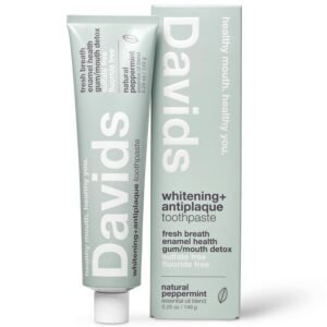 Davids Natural Toothpaste Antiplaque Fluoride Free