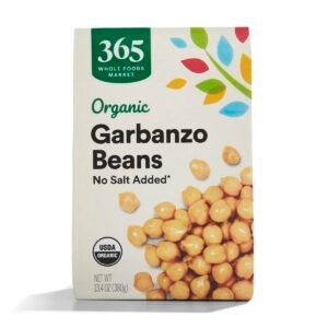 365 by Whole Foods Market, Organic Unsalted Garbanzo Beans, 13.4 oz