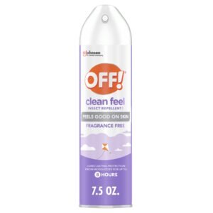 OFF! Clean Feel Insect Repellent Aerosol with 20% Picaridin, 7.5 oz