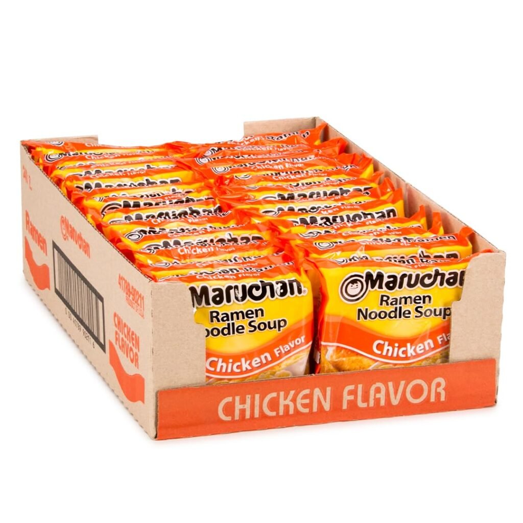 Maruchan Ramen Noodle Soup, Quick & Easy Meal for Kids, Students & Busy Families – 3 Oz, 24 Pack