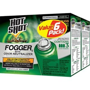 Hot Shot Fogger With Odor Neutralizer 6 Count-2 Ounce Cans (2 Pack)