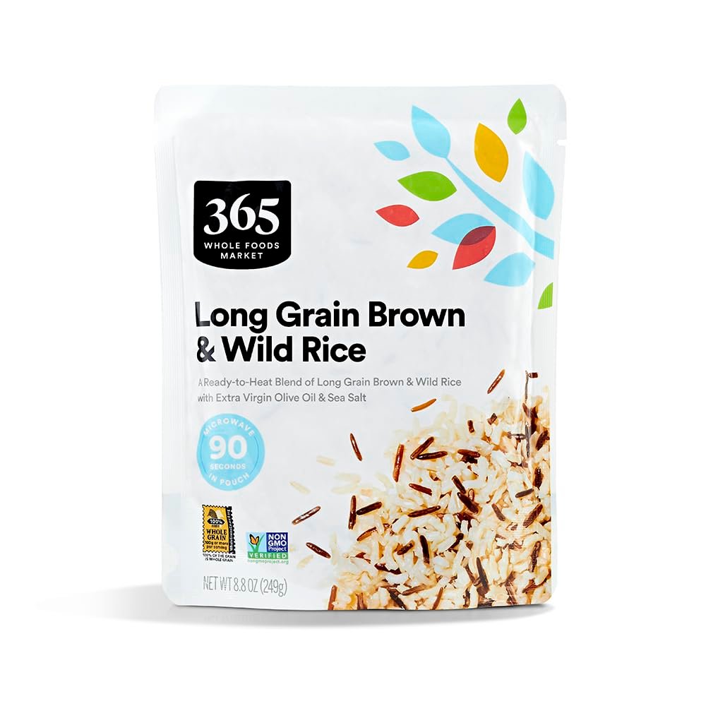 365 by Whole Foods Market, Long Grain Brown & Wild Rice, Ready to Heat, 8.8 oz